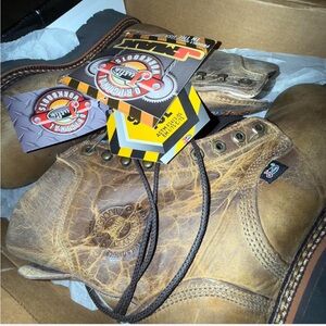 Justin Boots Brown and Tan Leather Footwear